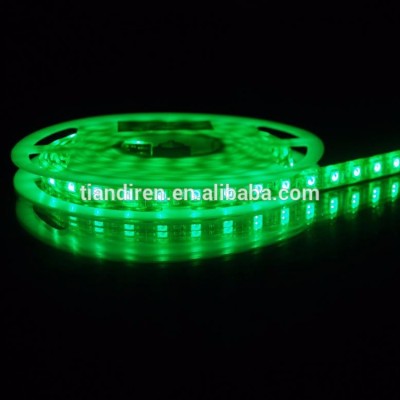 CE RHOS High lumens output 5050 SMD green color cuttable DC12V/24V 7.2W/M 36W/reel 30LED/M waterproof LED flexible strip lights