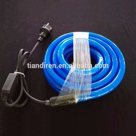 Dimmable Blue tube color 220V 2 wire 13mm led flexible rope light 36 LEDs/M white/warm white/cool white changing LED rope light