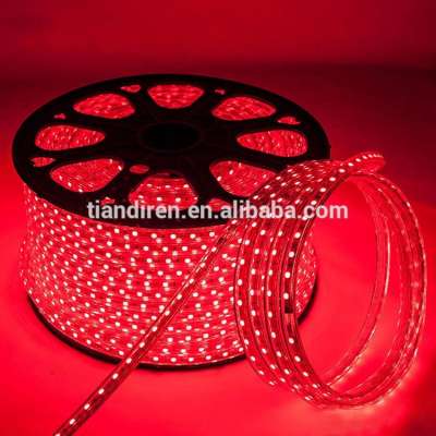 Red Emitting Color 5050 chip ip68 led strip rope light SMD LED light swimming pool rope light